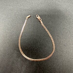 Gorgeous Rose Gold Cuban Link Chain Bracelet